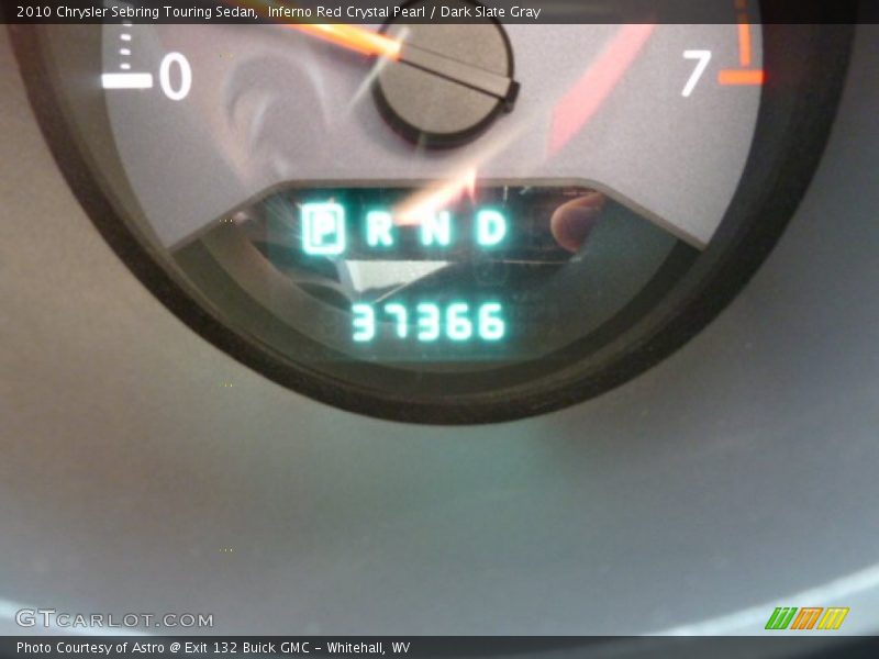 Inferno Red Crystal Pearl / Dark Slate Gray 2010 Chrysler Sebring Touring Sedan