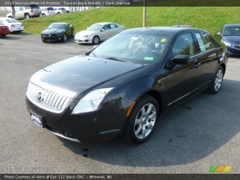 Tuxedo Black Metallic / Dark Charcoal 2010 Mercury Milan V6 Premier