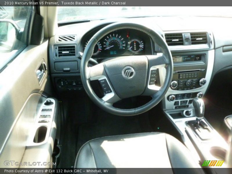 Tuxedo Black Metallic / Dark Charcoal 2010 Mercury Milan V6 Premier
