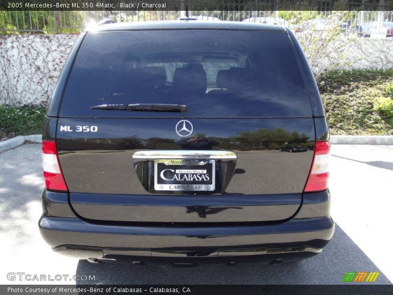 Black / Charcoal 2005 Mercedes-Benz ML 350 4Matic
