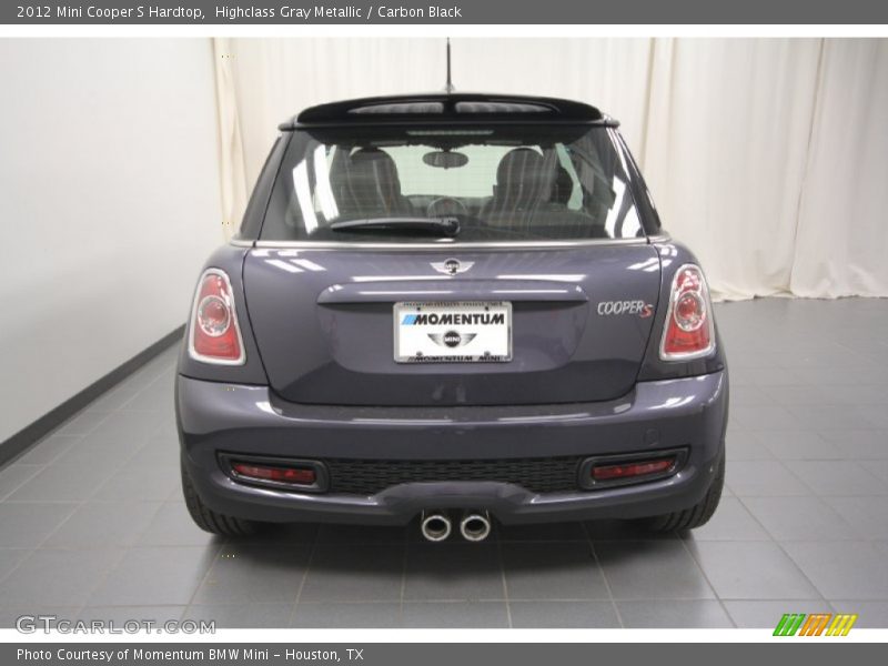 Highclass Gray Metallic / Carbon Black 2012 Mini Cooper S Hardtop