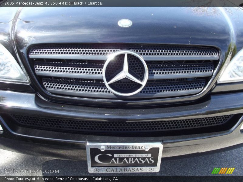 Black / Charcoal 2005 Mercedes-Benz ML 350 4Matic