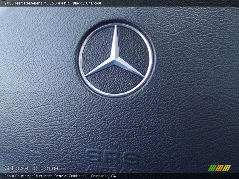 Black / Charcoal 2005 Mercedes-Benz ML 350 4Matic