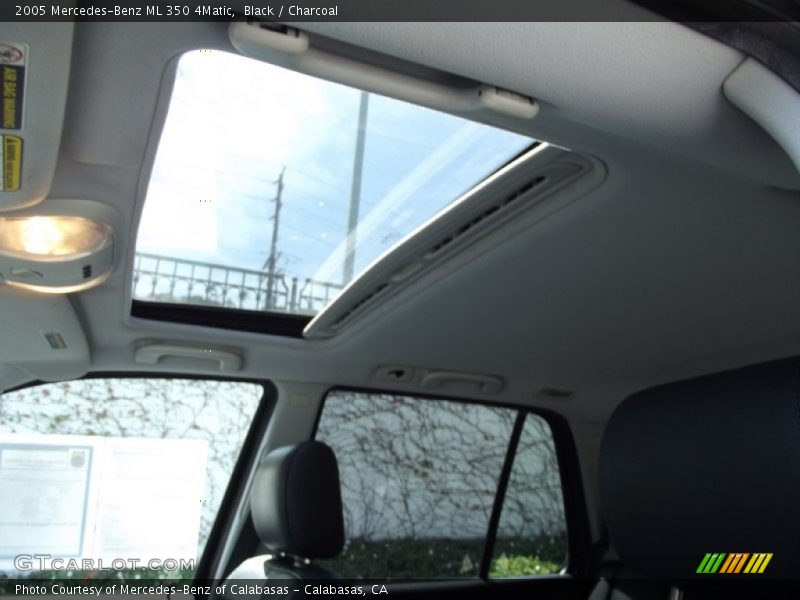 Black / Charcoal 2005 Mercedes-Benz ML 350 4Matic