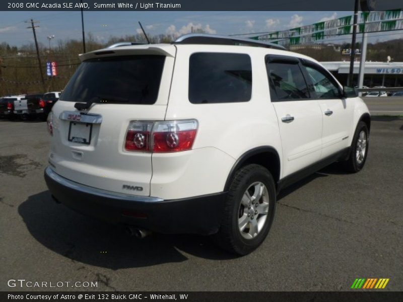 Summit White / Light Titanium 2008 GMC Acadia SLE AWD