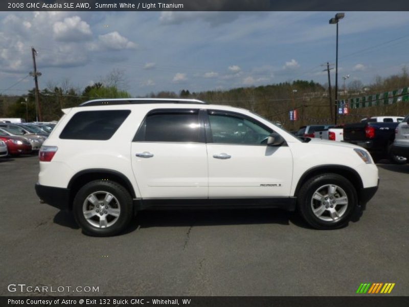 Summit White / Light Titanium 2008 GMC Acadia SLE AWD