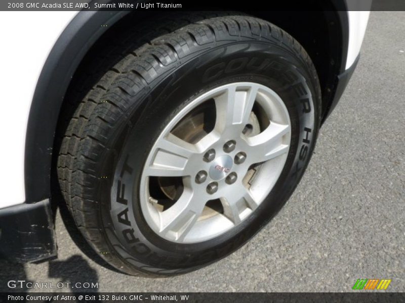 Summit White / Light Titanium 2008 GMC Acadia SLE AWD