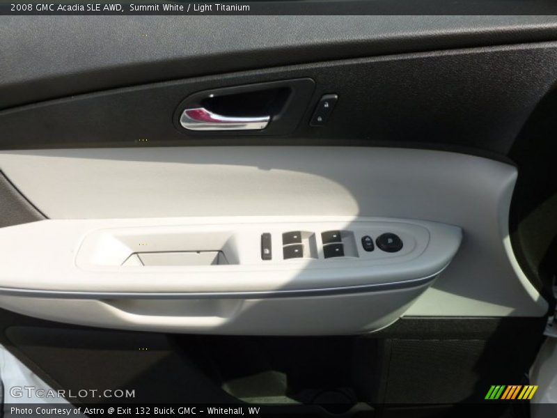 Summit White / Light Titanium 2008 GMC Acadia SLE AWD