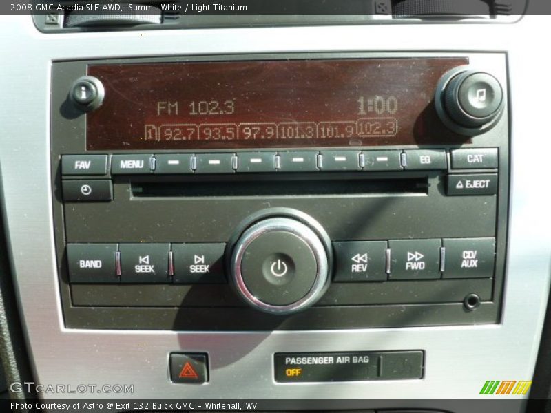 Summit White / Light Titanium 2008 GMC Acadia SLE AWD