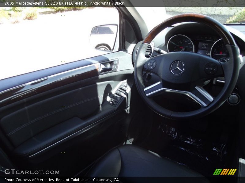 Arctic White / Black 2009 Mercedes-Benz GL 320 BlueTEC 4Matic