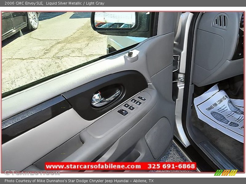 Liquid Silver Metallic / Light Gray 2006 GMC Envoy SLE