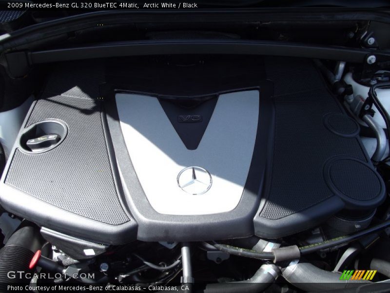 Arctic White / Black 2009 Mercedes-Benz GL 320 BlueTEC 4Matic