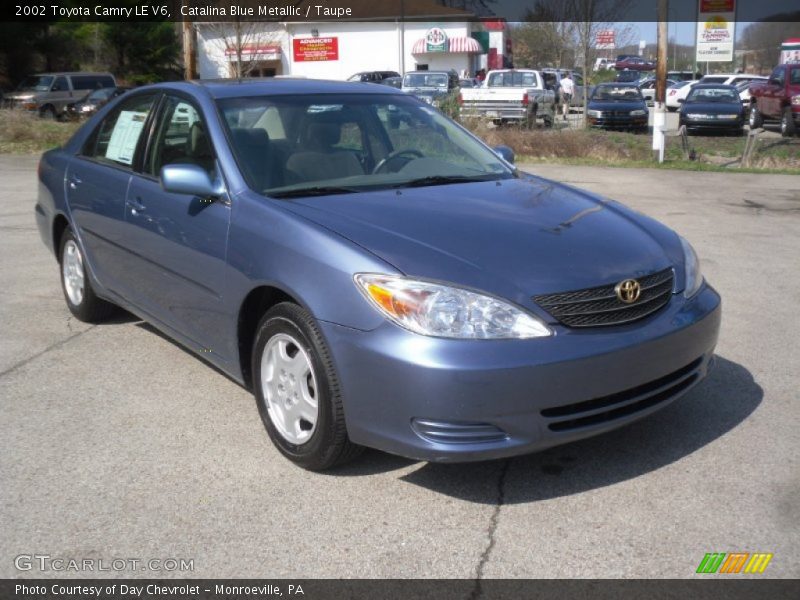 Catalina Blue Metallic / Taupe 2002 Toyota Camry LE V6