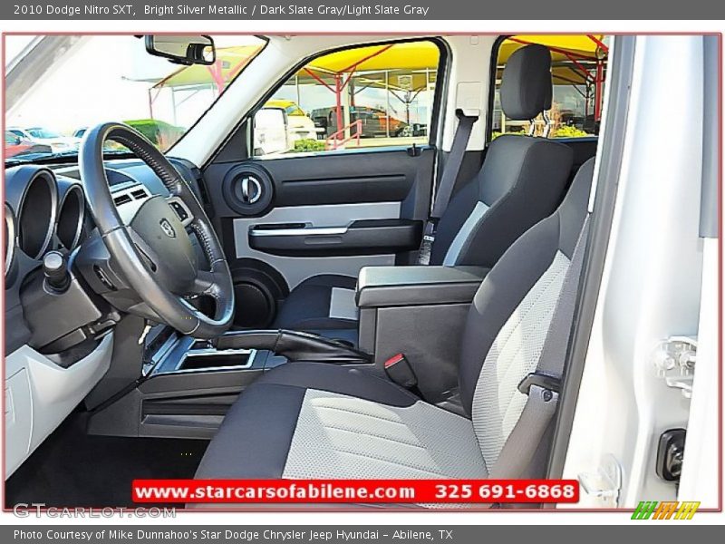 Bright Silver Metallic / Dark Slate Gray/Light Slate Gray 2010 Dodge Nitro SXT