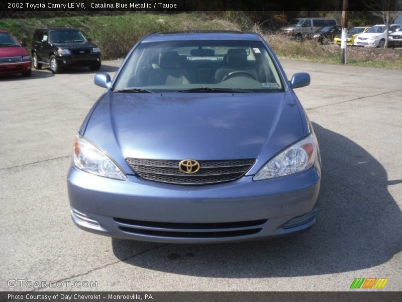 Catalina Blue Metallic / Taupe 2002 Toyota Camry LE V6