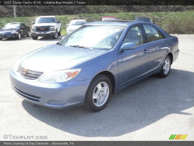 Catalina Blue Metallic / Taupe 2002 Toyota Camry LE V6