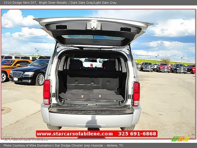 Bright Silver Metallic / Dark Slate Gray/Light Slate Gray 2010 Dodge Nitro SXT
