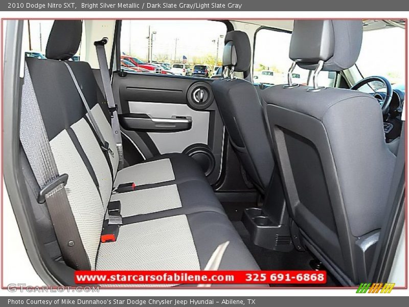 Bright Silver Metallic / Dark Slate Gray/Light Slate Gray 2010 Dodge Nitro SXT