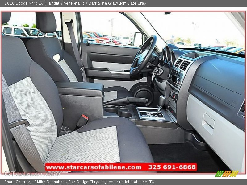 Bright Silver Metallic / Dark Slate Gray/Light Slate Gray 2010 Dodge Nitro SXT