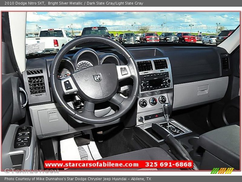 Bright Silver Metallic / Dark Slate Gray/Light Slate Gray 2010 Dodge Nitro SXT