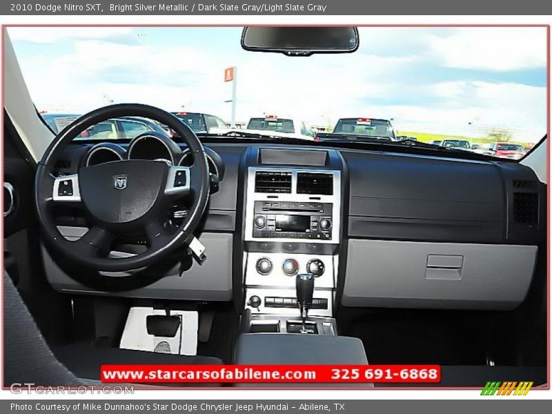 Bright Silver Metallic / Dark Slate Gray/Light Slate Gray 2010 Dodge Nitro SXT