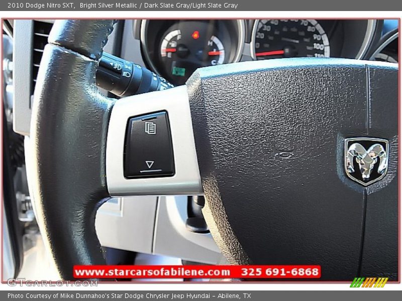 Bright Silver Metallic / Dark Slate Gray/Light Slate Gray 2010 Dodge Nitro SXT
