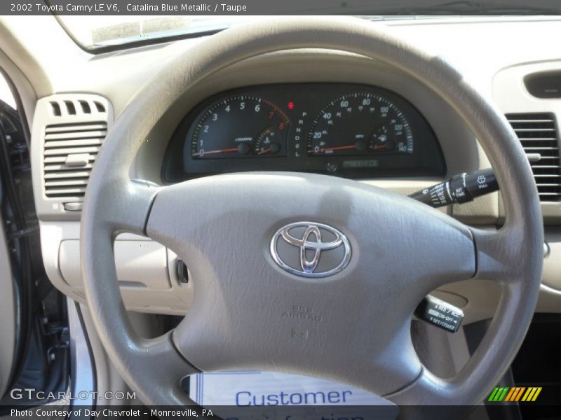 Catalina Blue Metallic / Taupe 2002 Toyota Camry LE V6