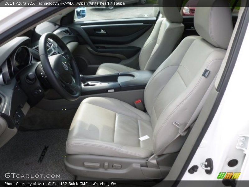 Front Seat of 2011 ZDX Technology SH-AWD
