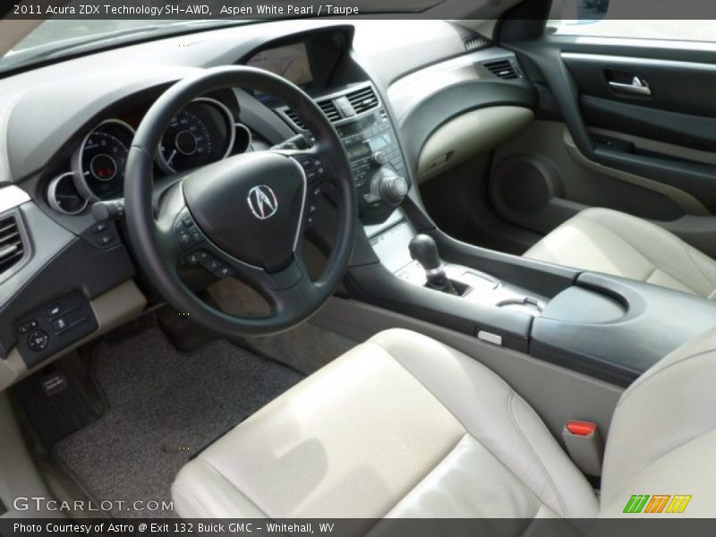 Taupe Interior - 2011 ZDX Technology SH-AWD 