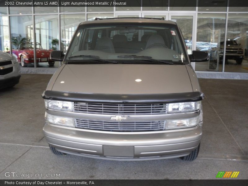 Light Autumnwood Metallic / Neutral 2002 Chevrolet Astro LS AWD