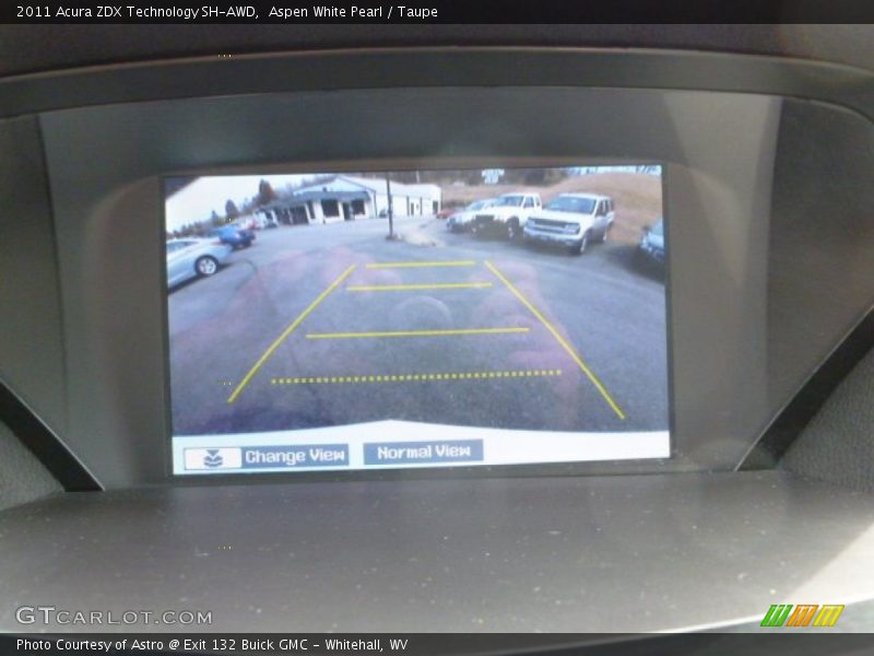 Aspen White Pearl / Taupe 2011 Acura ZDX Technology SH-AWD