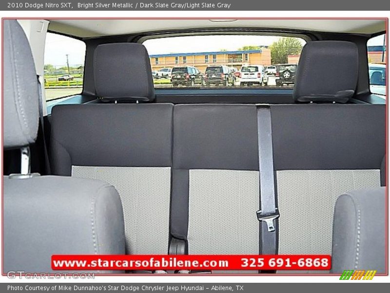 Bright Silver Metallic / Dark Slate Gray/Light Slate Gray 2010 Dodge Nitro SXT