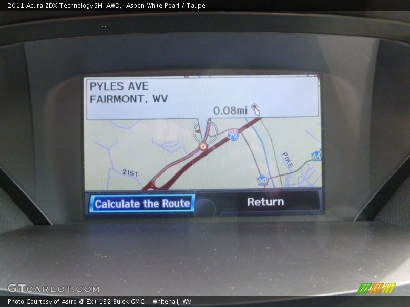 Navigation of 2011 ZDX Technology SH-AWD