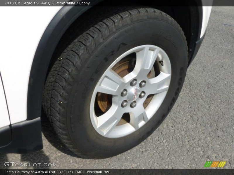Summit White / Ebony 2010 GMC Acadia SL AWD