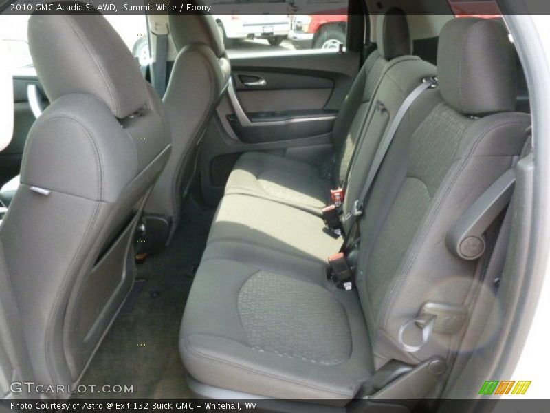 Summit White / Ebony 2010 GMC Acadia SL AWD
