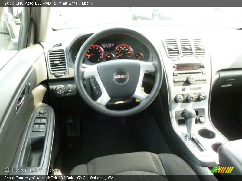 Summit White / Ebony 2010 GMC Acadia SL AWD