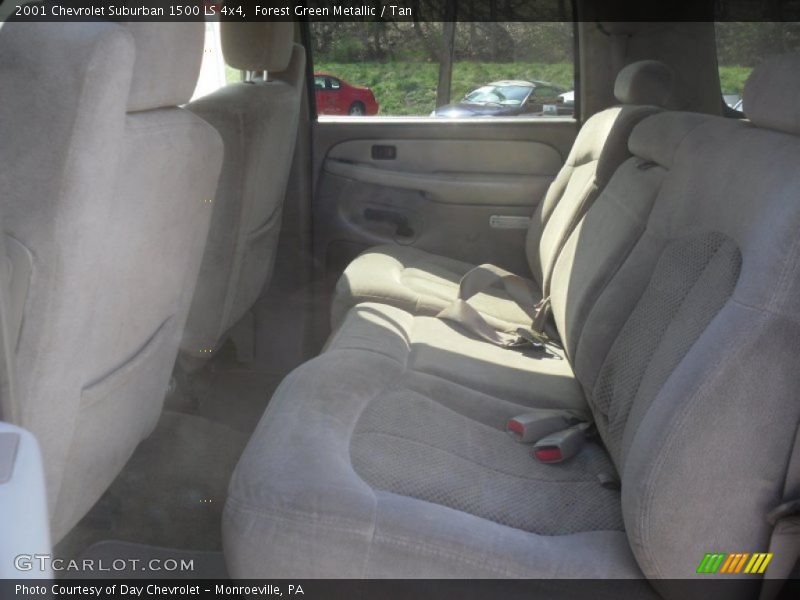 Forest Green Metallic / Tan 2001 Chevrolet Suburban 1500 LS 4x4