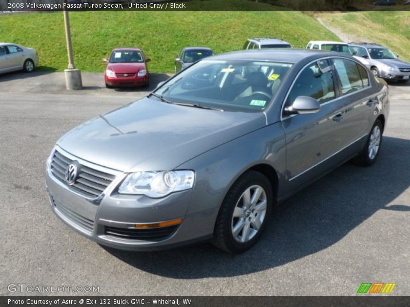 United Gray / Black 2008 Volkswagen Passat Turbo Sedan