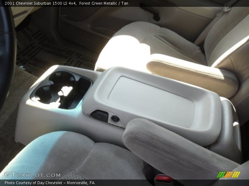 Forest Green Metallic / Tan 2001 Chevrolet Suburban 1500 LS 4x4
