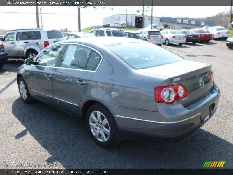 United Gray / Black 2008 Volkswagen Passat Turbo Sedan
