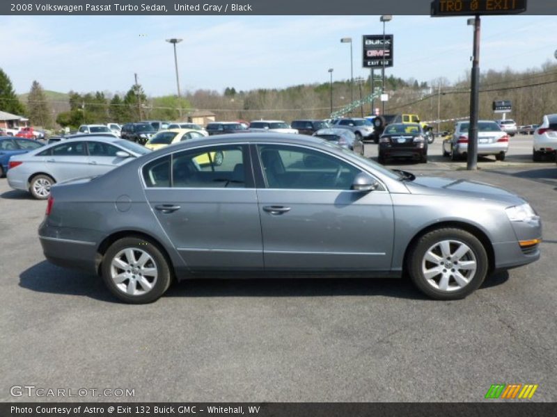 United Gray / Black 2008 Volkswagen Passat Turbo Sedan