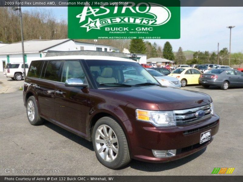 Cinnamon Metallic / Medium Light Stone 2009 Ford Flex Limited AWD