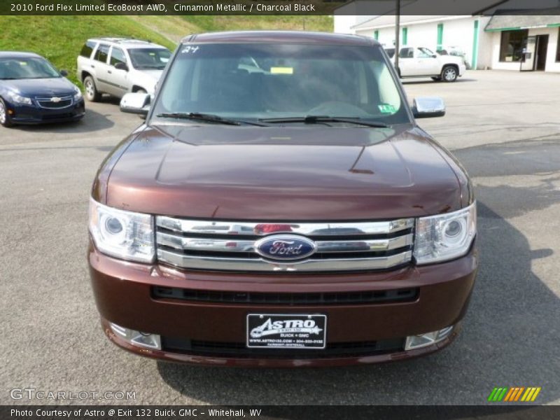 Cinnamon Metallic / Charcoal Black 2010 Ford Flex Limited EcoBoost AWD