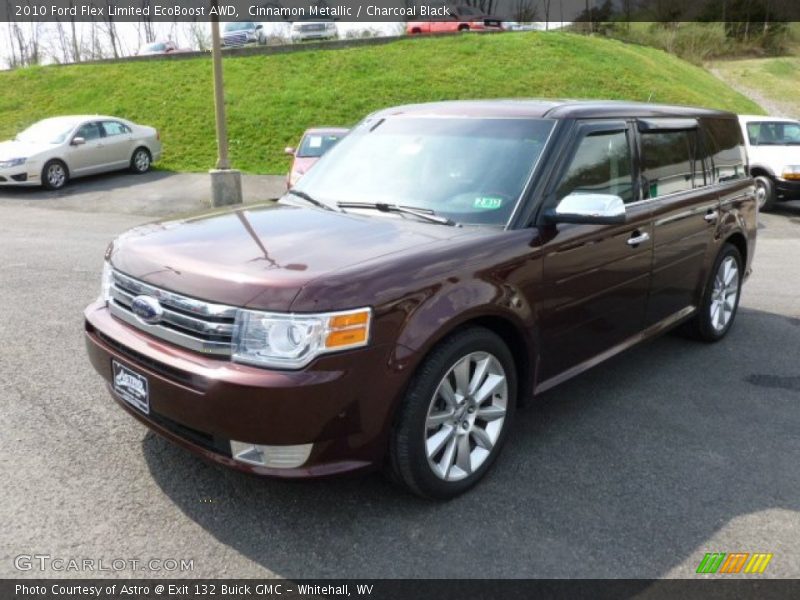 Cinnamon Metallic / Charcoal Black 2010 Ford Flex Limited EcoBoost AWD