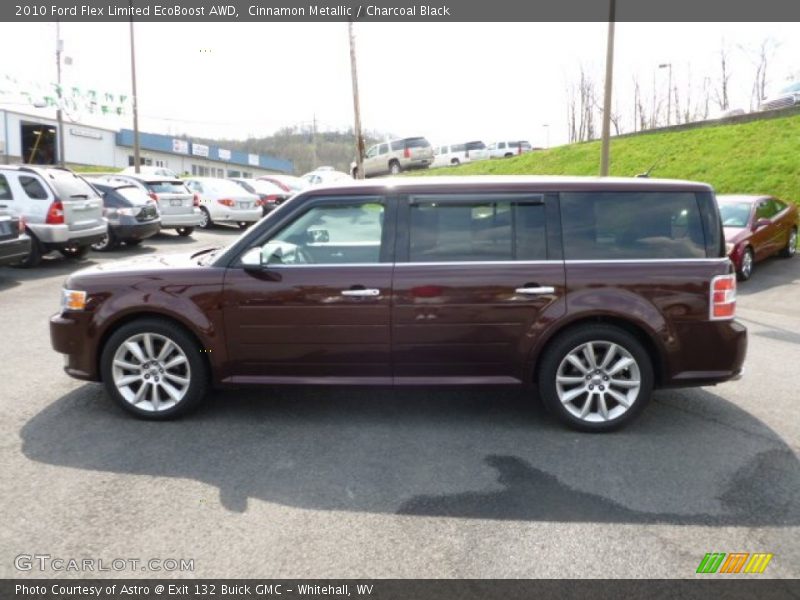 Cinnamon Metallic / Charcoal Black 2010 Ford Flex Limited EcoBoost AWD