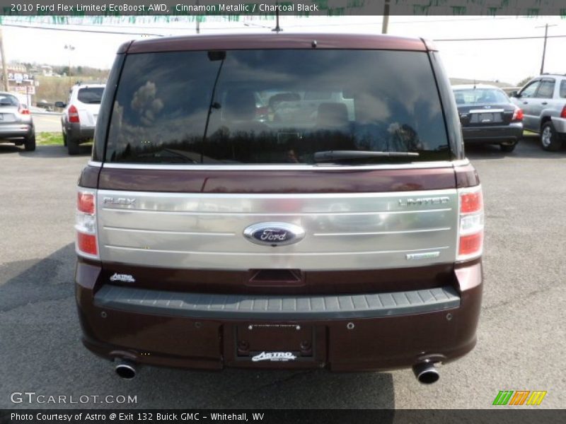 Cinnamon Metallic / Charcoal Black 2010 Ford Flex Limited EcoBoost AWD