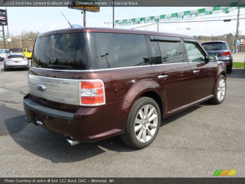 Cinnamon Metallic / Charcoal Black 2010 Ford Flex Limited EcoBoost AWD