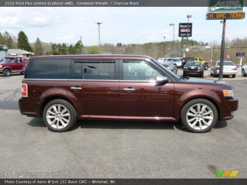 Cinnamon Metallic / Charcoal Black 2010 Ford Flex Limited EcoBoost AWD