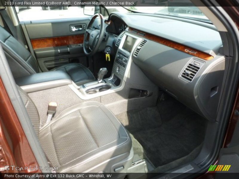 Cinnamon Metallic / Charcoal Black 2010 Ford Flex Limited EcoBoost AWD