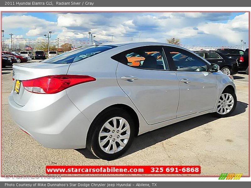 Radiant Silver / Gray 2011 Hyundai Elantra GLS
